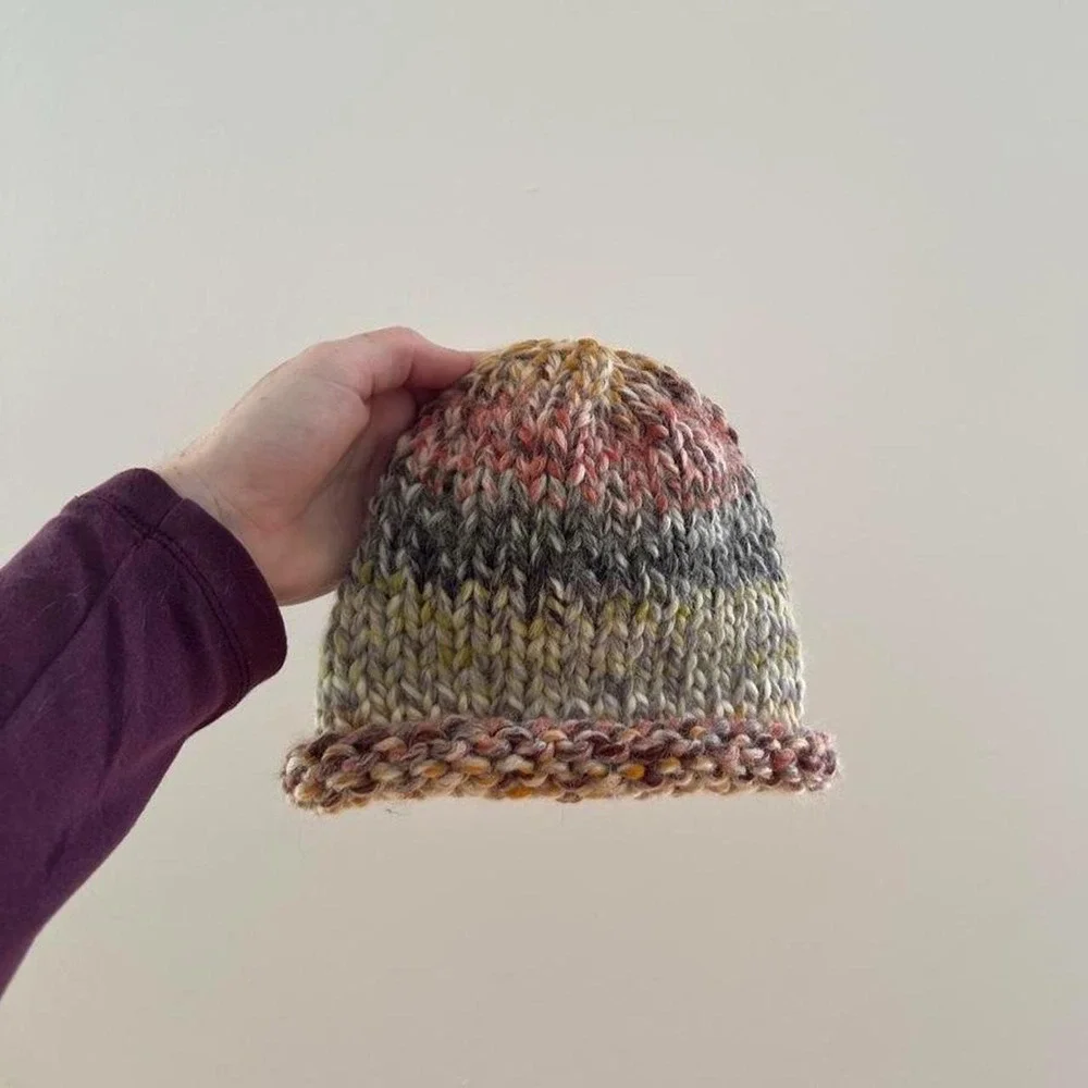 Hand Knit Toddler Beanie